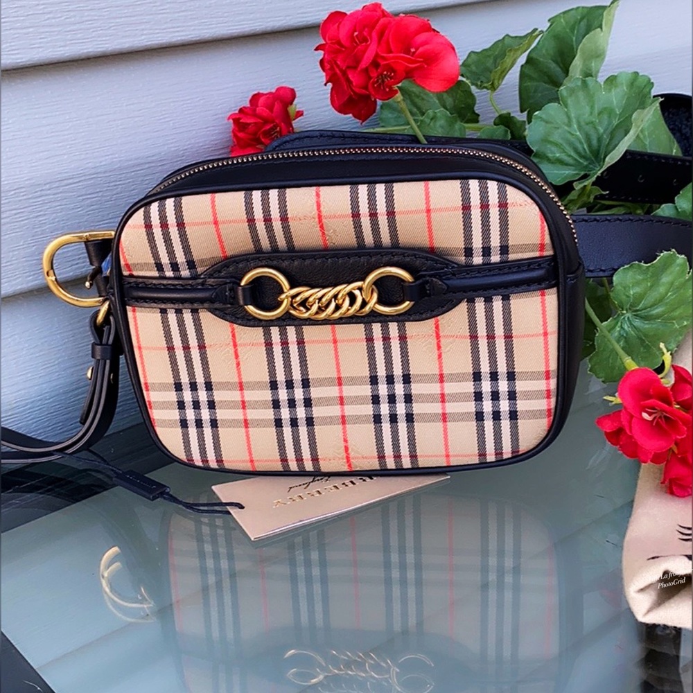 Authentic Burberry belted bag